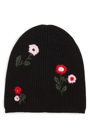 Women's Kate Spade New York In Bloom Merino Wool Knit Beanie -