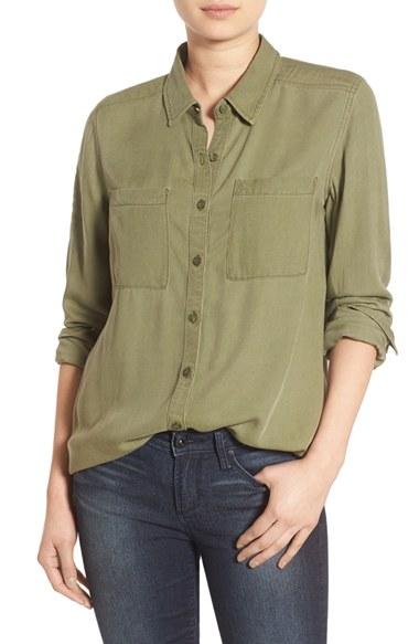 Women's Bp. Woven Twill Tunic