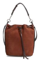 Allsaints Ray Nubuck Leather Bucket Bag -