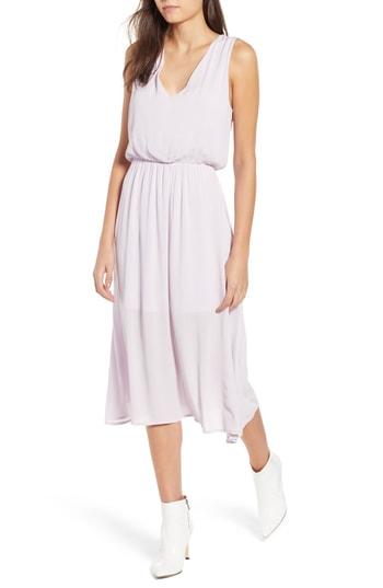 Women's Wayf Sleeveless Blouson Midi Dress, Size - Purple