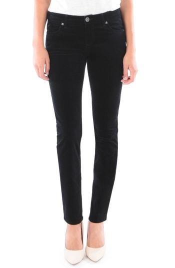 Women's Kut From The Kloth Diana Stretch Corduroy Skinny Pants (similar To 14w) - Black
