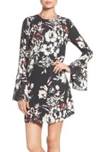 Women's Ali & Jay Bell Sleeve Floral Sheath Dress