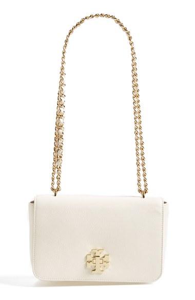 Tory Burch 'mercer' Leather Shoulder Bag -