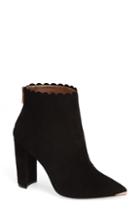 Women's Ted Baker London Ofelia Scalloped Pointy Toe Bootie M - Black