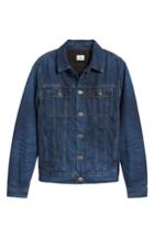 Men's Ag Regular Fit Lined Denim Jacket, Size - Blue