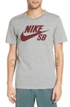 Men's Nike 'sb Logo' T-shirt - Grey