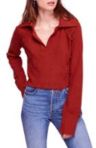 Women's Free People Darcy Knit Top - Red
