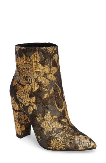 Women's Jessica Simpson Teddi Crescent-heel Bootie .5 M - Metallic