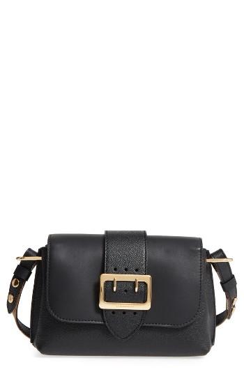 Burberry Small Medley Leather Crossbody Bag - Black