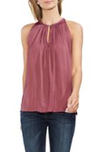 Women's Vince Camuto Rumpled Satin Keyhole Top