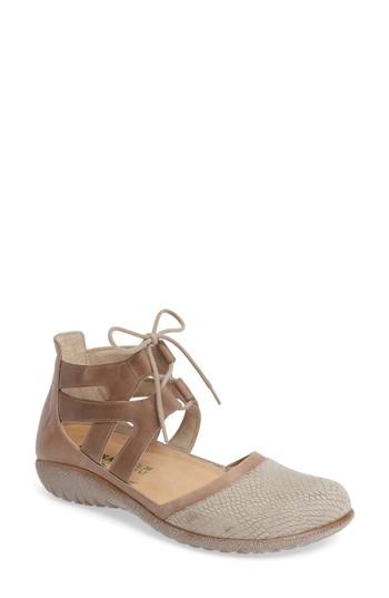 Women's Naot Kata Lace-up Sandal Us / 38eu - Beige