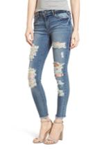 Women's Sts Blue Emma Fray Hem Ripped Ankle Jeans - Blue