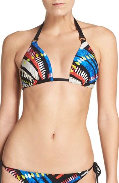 Women's La Blanca African Beat Triangle Bikini Top
