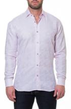 Men's Maceoo Wall Street Slim Fit Sport Shirt (s) - Pink