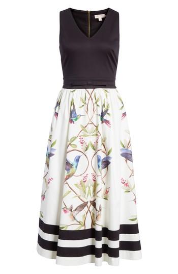 Women's Ted Baker London High Grove Fit & Flare Dress
