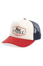 Men's O'neill Swap Meet Graphic Trucker Hat - Red