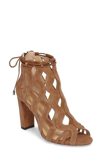 Women's Alexandre Birman Loretta Cage Bootie M - Beige