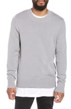Men's The Rail Crewneck Sweater, Size - Grey