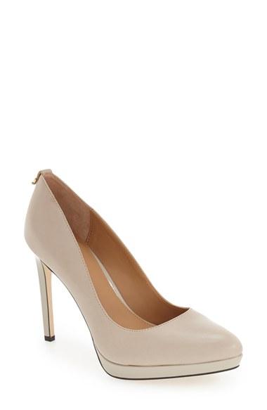 Women's Calvin Klein 'suzanne' Platform Pump M - Grey