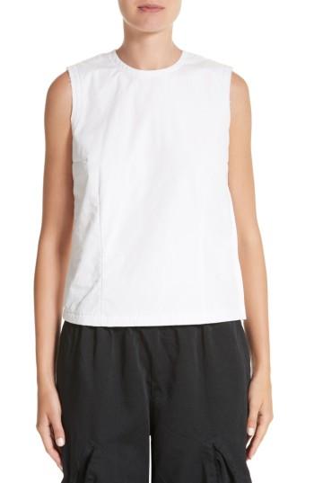 Women's Comme Des Garcons Sleeveless Cotton Top