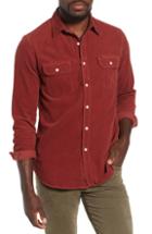 Men's Ag Benning Slim Fit Utility Shirt, Size - Red