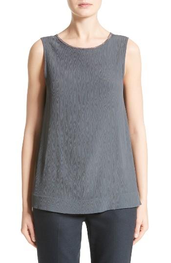 Women's Fabiana Filippi Reversibletextured Tank Us / 38 It - Grey