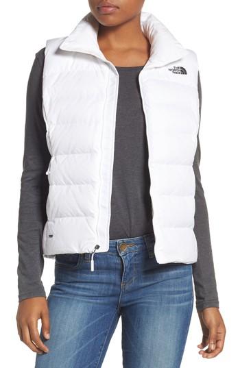 Women's The North Face Nuptse 2 Down Vest - White