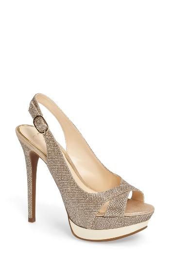 Women's Jessica Simpson Willey Platform Sandal M - Metallic