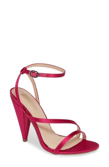Women's Topshop Riz Cone Heel Sandal .5us / 39eu M - Pink