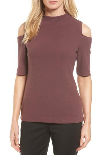 Women's Emerson Rose Cold Shoulder Top, Size - Burgundy