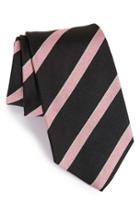 Men's Gitman Stripe Silk Tie, Size - Black