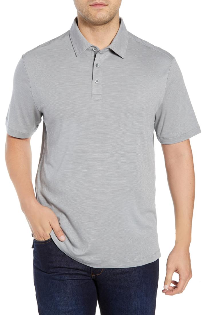 Men's Tommy Bahama La Jolla Cove Polo - Grey