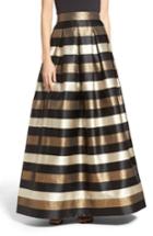 Women's Eliza J Metallic Stripe Ball Skirt