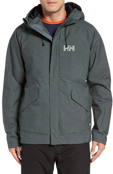 Men's Helly Hansen 'toronto' Water Repellent Ski Jacket - Green