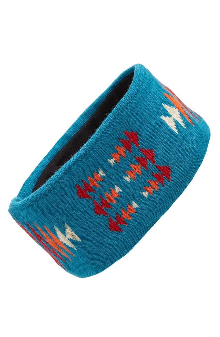 Pendleton Fleece Lined Headband, Size - Blue