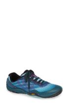 Women's Merrell Trail Glove 4 Shield Water Resistant Running Shoe M - Blue