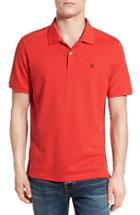 Men's Victorinox Swiss Army 'vx Stretch' Tailored Fit Pique Polo - Red (online Only)