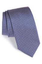 Men's Eton Circle Geometric Silk Tie, Size - Blue