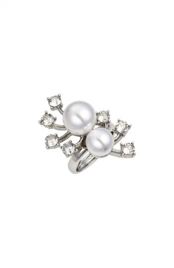 Women's Oscar De La Renta Scattered Imitation Pearl Ring