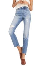Women's Madewell The High Waist Step Hem Slim Boy Jeans