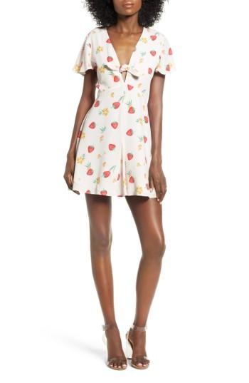 Women's Privacy Please Dixie Print Minidress - Ivory