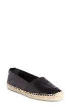Women's Saint Laurent Logo Espadrille Us / 34eu - Black