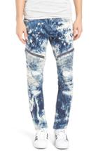 Men's Rock Revival Skinny Fit Moto Jeans