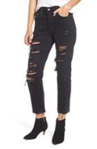 Women's Levi's 501 Ripped Crop Jeans X 26 - Black