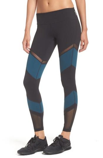 Women's Zella Epic Clean Block Ankle Leggings - Blue/green