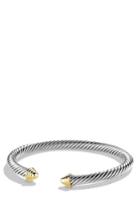 Women's David Yurman Cable Classics Bracelet With 14k Gold, 5mm