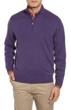 Men's Bobby Jones Cable Wind Wool Sweater - Purple