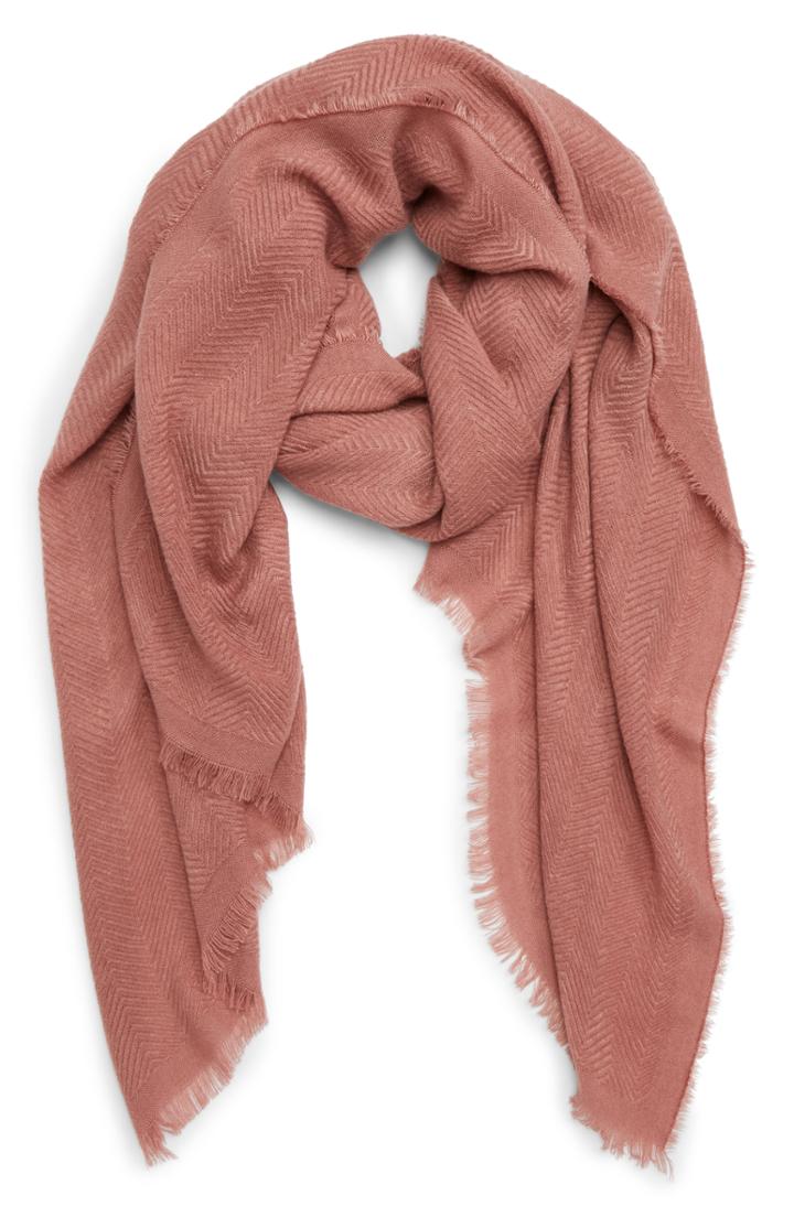 Women's Sole Society Oversize Blanket Scarf, Size - Pink