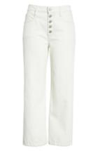 Women's A.l.c. Montag Wide Leg Crop Jeans - White