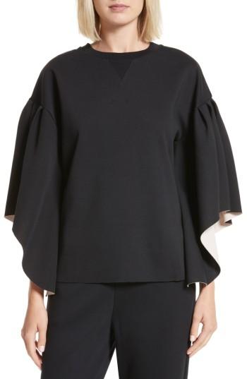 Women's Ted Baker London Orcher Full Sleeve Sweatshirt - Black